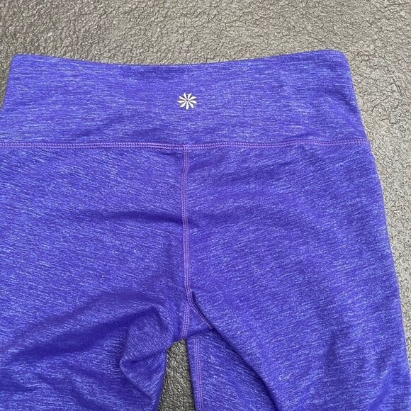 Athleta purple cropped Capri leggings XS - Picture 6 of 6